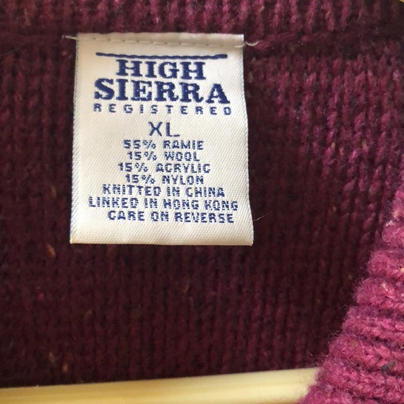 High Sierra cardigan sweater XL - Picture 3 of 3